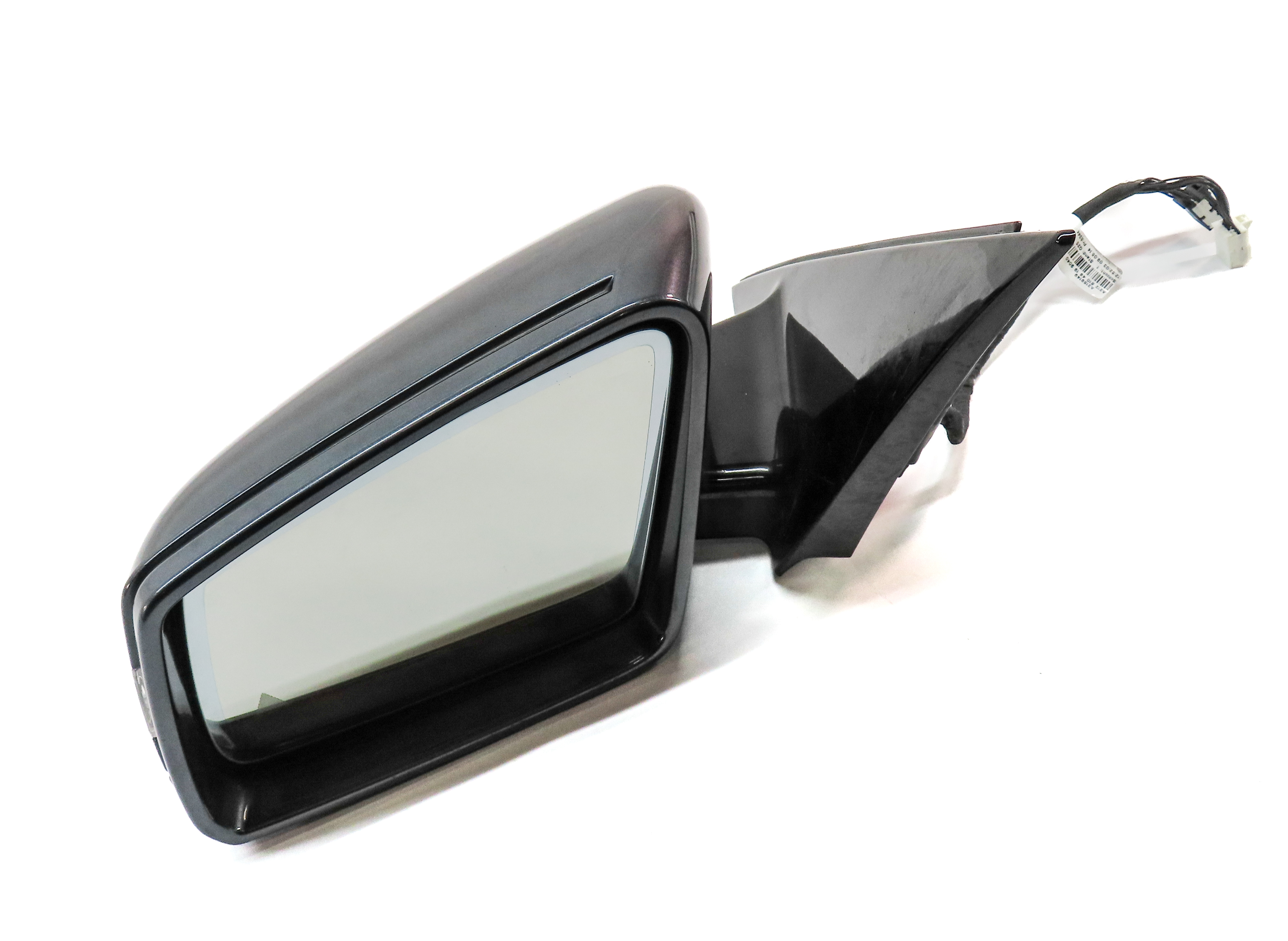 11-14 MERCEDES E300 E350 E550 (W212) LEFT AUTODIM BLIND SPOT DOOR MIRROR (Gray) — exact item pictured